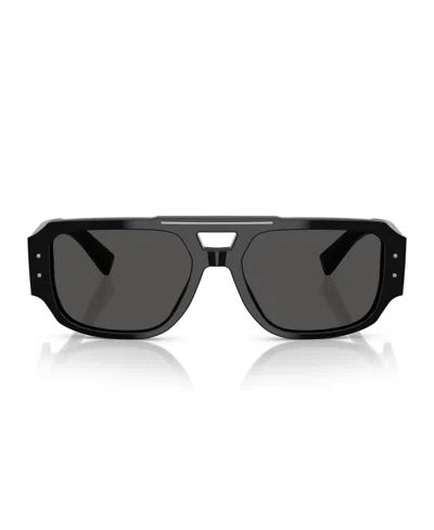 Dolce & Gabbana Dolce&gabbana Man Sunglasses Dg4482 In Black