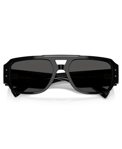 Dolce & Gabbana Dolce&gabbana Man Sunglasses Dg4482 In Black