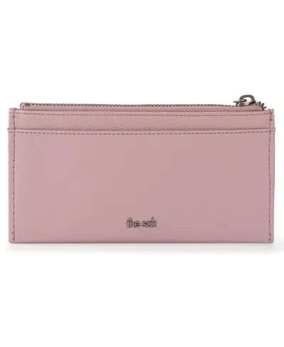 The Sak Neva Large Card Wallet In Rosewood