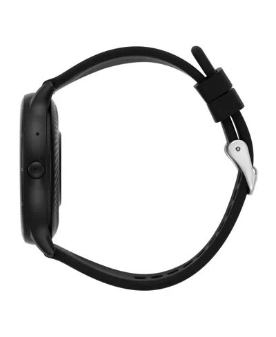 Armitron Connect Link Black Silicone Smartwatch, 45mm In Black