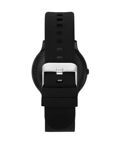 Armitron Connect Link Black Silicone Smartwatch, 45mm In Black