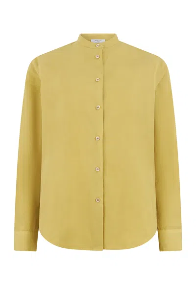 Boglioli Cotton Popeline Guru Shirt In Green