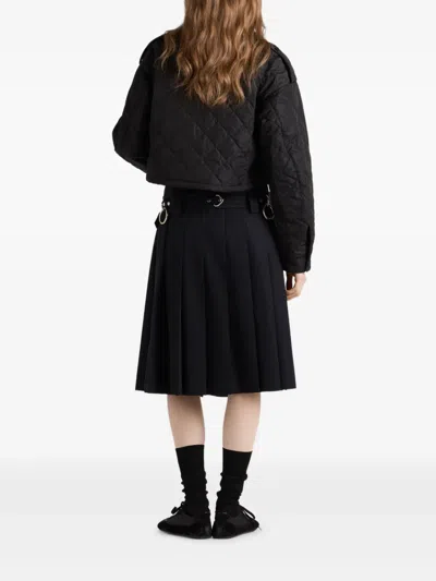 Prada Quilted Jacket In Black