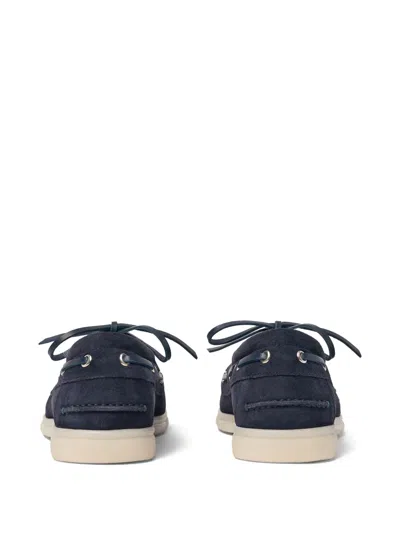 Scarosso Lia Boat Shoes In Black