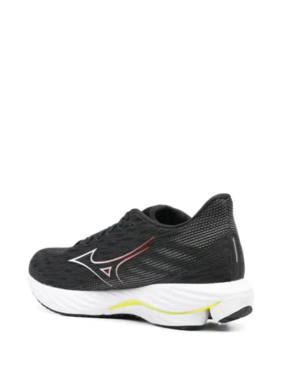 Mizuno Low Top Sneakers Flat Sole In Black