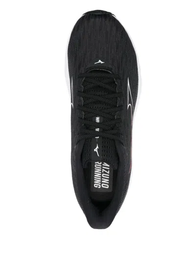 Mizuno Low Top Sneakers Flat Sole In Black