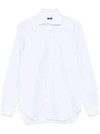Barba Napoli Cotton Shirt In White
