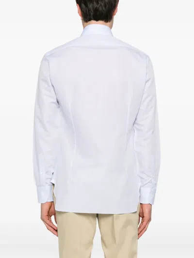 Barba Napoli Cotton Shirt In White
