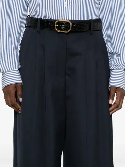 亮片细节巴拿马中长半身裙