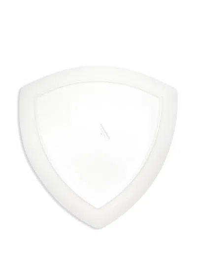 Knindustrie Fusion Triangular Plate (31cm) In White