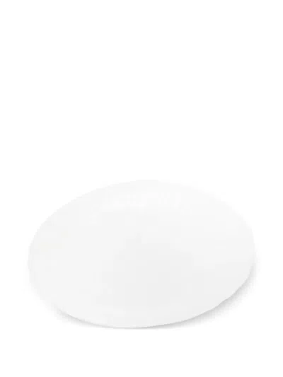 Knindustrie Leaves Plates (set Of Six) In White