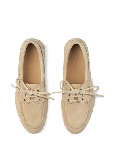 Scarosso Lia Boat Shoes In Yellow