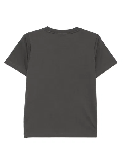 Chocoolate Logo-embroidered T-shirt In Grey