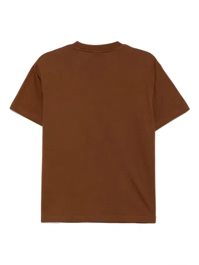 Chocoolate Embroidered T-shirt In Brown