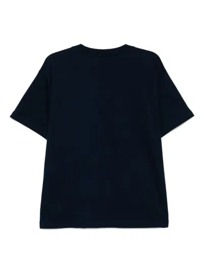 Chocoolate Logo-patch T-shirt In Blue