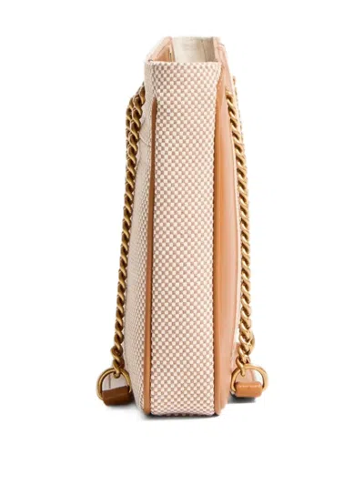 Valentino Small Tote Bag Chain Strap In Brown