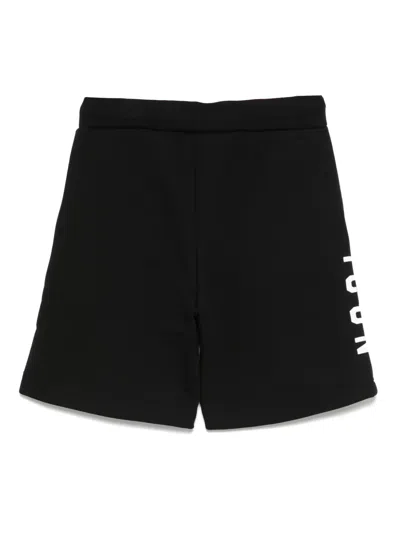 Dsquared2 Icon Logo Track Shorts In Black