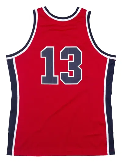 Mitchell & Ness 1984 Chris Mullin Usa Basketball "university Red" Authentic Jersey In Red