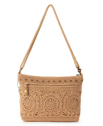 The Sak Women's Lumi Crochet Crossbody Bag In Bamboo Medallion