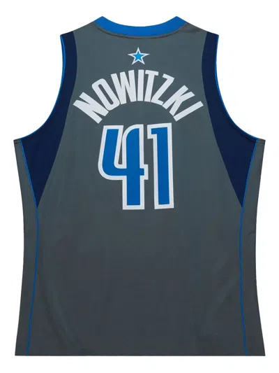 Mitchell & Ness 2003/04 Dirk Nowitzki Dallas Mavericks Authentic Jersey In Grey