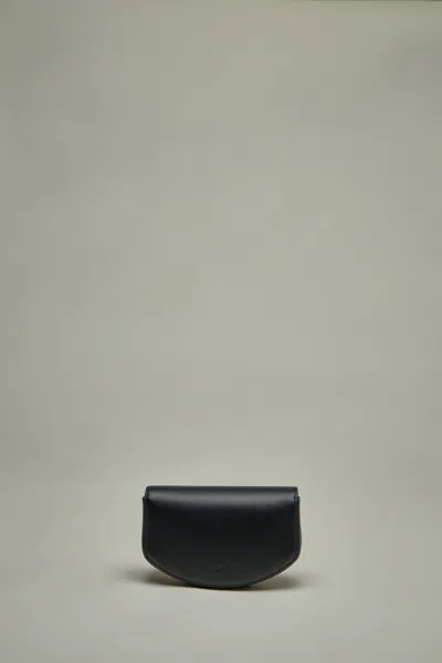 Ganni Apo-g Wallet On Chain In Black