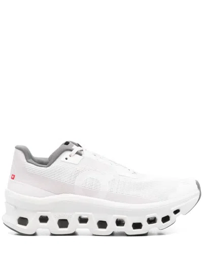 On Cloudmster Low-top Sneakers In Gray