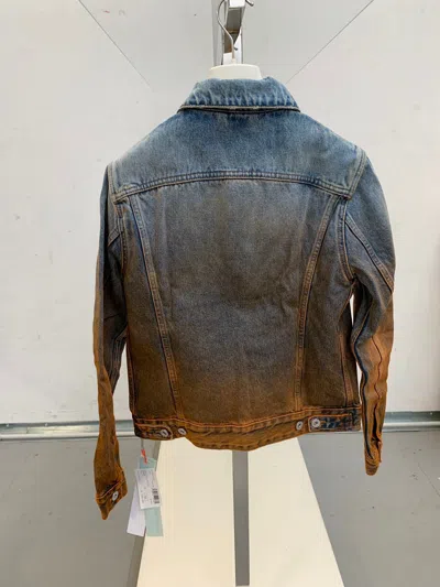 Off-white Degrade Denim Jacket In Blue