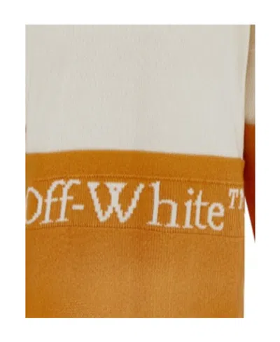 Off-white Logo-embroidered Jumper In Multi