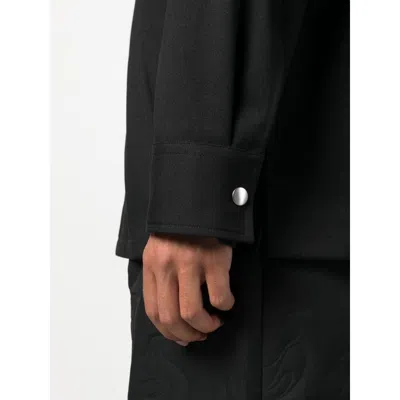 Jil Sander Straight Plain Jacket In Black