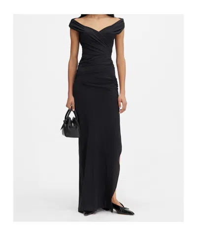 Jacquemus La Robe Rita Longue Gown In Black