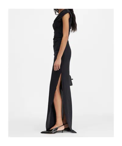 Jacquemus La Robe Rita Longue Gown In Black