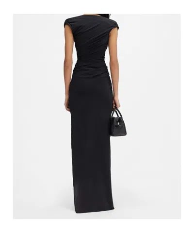 Jacquemus La Robe Rita Longue Gown In Black