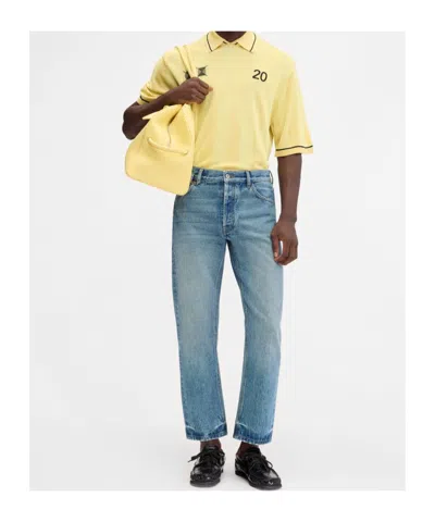 Jacquemus Cotton Jeans In Blue