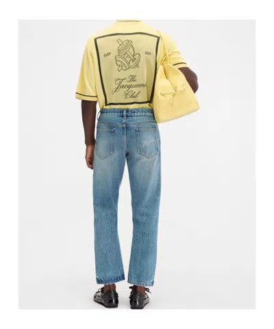 Jacquemus Cotton Jeans In Blue