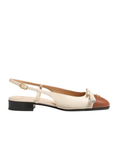 Valentino Slingback Ballerina 25mmm In Nude