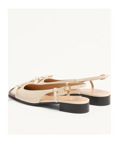 Valentino Slingback Ballerina 25mmm In Nude