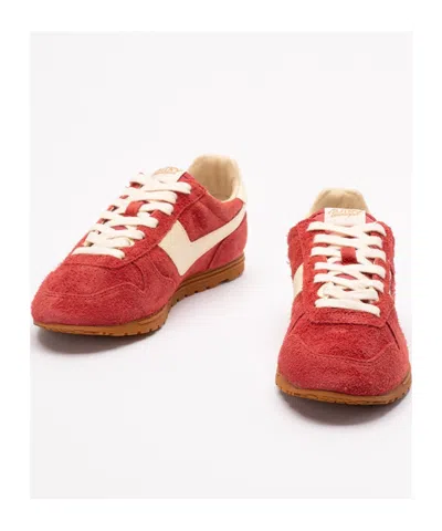 Autry Windspin Suede And Leather Sneakers In Rubyrutabaga In Pink