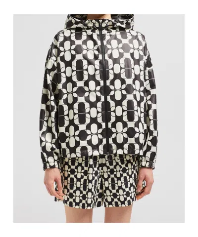 Moncler Bedruckte Jacke Pichon In Black