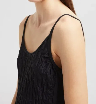 Moncler Diamond Quilted Nylon Swimsuit In Black