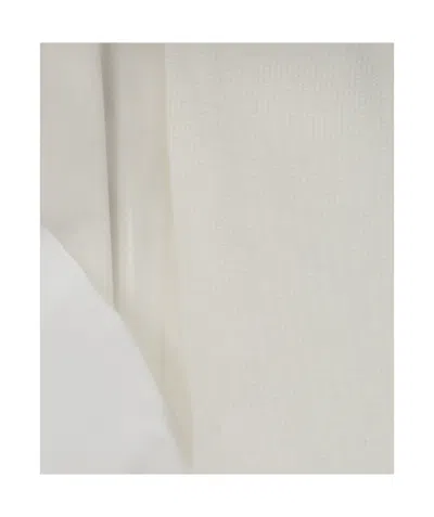 Sacai Women's Popeline X Knit Pullover Sweater In White