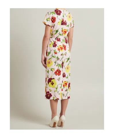 Weekend Max Mara Short Sleeve Dress In Multicolor