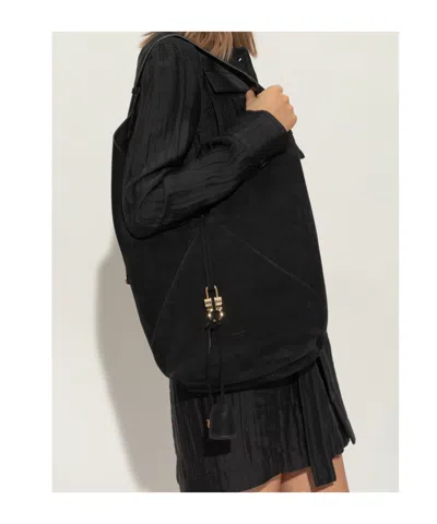 Ferragamo Women's Suede Hobo Bag In Black