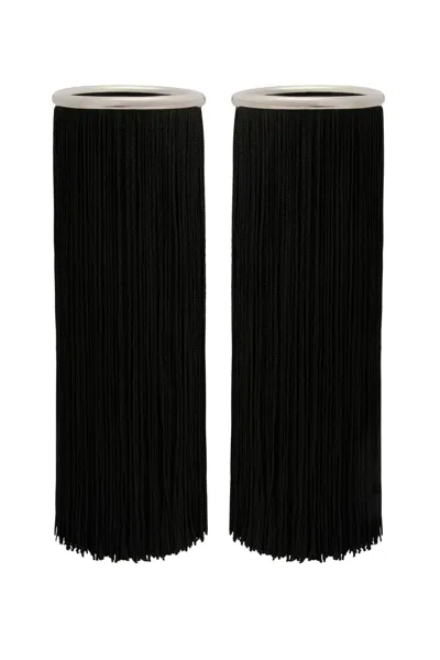 Jil Sander Bracelet Set In Black