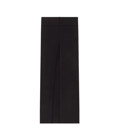 Courrèges Tailored Black Trousers With Unique Fringe Detail In Black