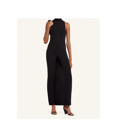 Courrèges Tailored Black Trousers With Unique Fringe Detail In Black