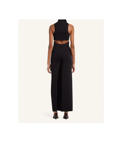 Courrèges Tailored Black Trousers With Unique Fringe Detail In Black
