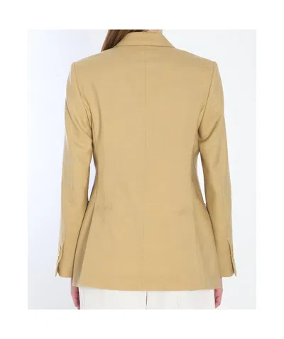 Max Mara Double-breasted Blazer In Neutral
