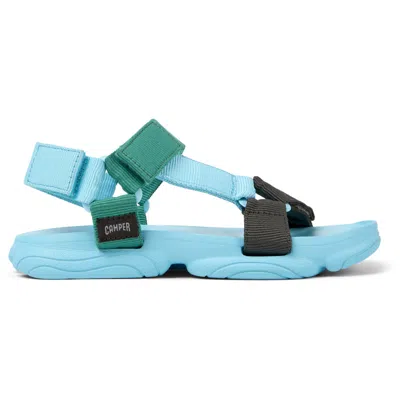 Camper Karst Sandal In Blue,green,grey
