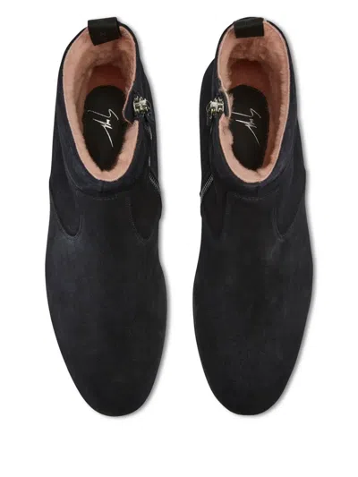 Giuseppe Zanotti Ron Boots In Blue