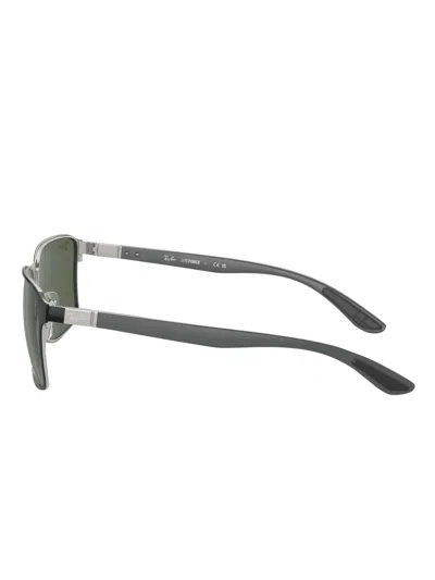Ray Ban Rb3721 Rectangle-frame Sunglasses In Black